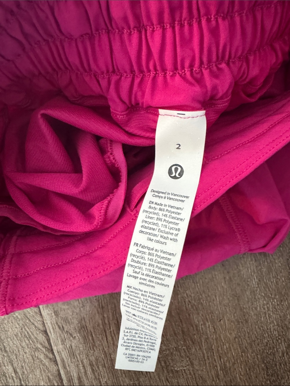 Lululemon Pink Flare Matching Set Like a Cloud Bra + Hotty Hot Shorts Size 2 NWT - Picture 5 of 10